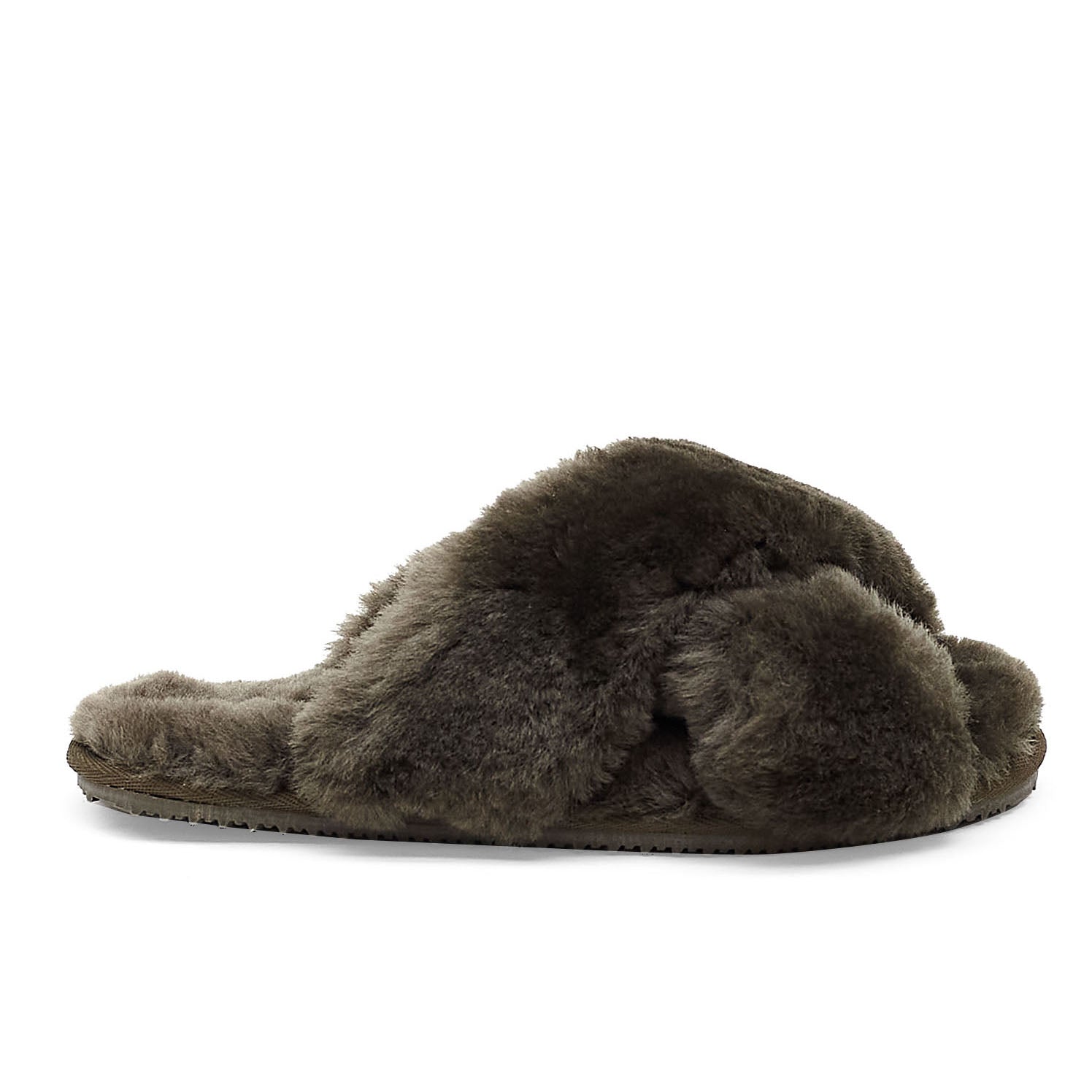 Crossover Sheepskin Mule Slipper